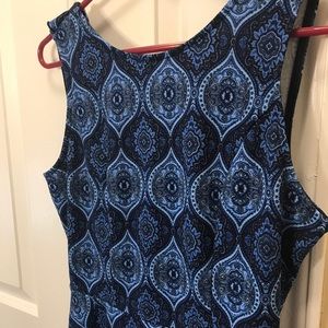 Stunningly Blue Boutique Dress